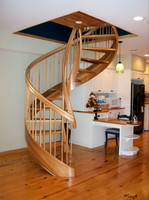 Escalier Courbé Moderne Prima, Style Architectural Élégant, Escalier Intérieur pour Projets Résidentiels et Commerciaux