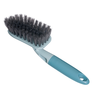 แปรงทำความสะอาดด้ามยาวแบบพกพาพร้อมขนแปรงไนลอนและด้ามจับพลาสติกสำหรับใช้ในครัวเรือน - Product Image 4