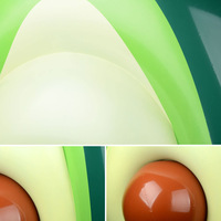 JIURAN Produit populaire Adults & kids Fruit Avocado Inflatable Tube Water Ring Circle Swimming Ring Pool Floats