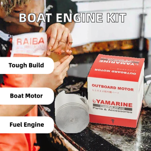 Nouveau kit de piston 6E7-11631-00 -97 6E7-11630-00 682-11610-01 pour moteur hors-bord <span class=keywords><strong>YAMAHA</strong></span> 2 temps 9.9HP 15HP avec segment STD - Product Image 2