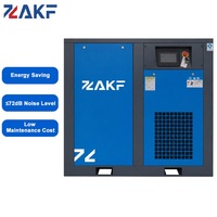 Compresseur d'air à vis PM VSD à deux étages ZAKF 380V50Hz 22kW 30HP 7-13bar 3.2-4.2m³/min, compresseur industriel à économie d'énergie