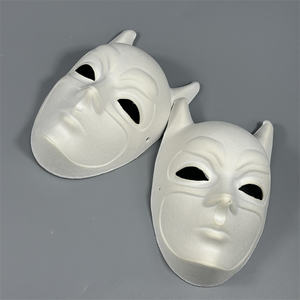 Cosplay Masquerade Bruce Wayne Bat Dark Knight Pulp Máscaras <span class=keywords><strong>de</strong></span> <span class=keywords><strong>papel</strong></span> Halloween Superhéroe Máscaras <span class=keywords><strong>de</strong></span> fiesta en blanco - Product Image 5
