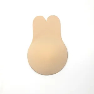 Push Up Bras Invisible Self Adhesive Silicone Strapless Bra Reusable Invisible Sticky Breast Rabbit Nipple Cover Pads