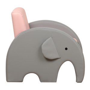 Chaise enfant mignonne en forme d'éléphant, <span class=keywords><strong>fauteuil</strong></span> enfant, canapé en cuir imperméable, mobilier enfant - Product Image 3