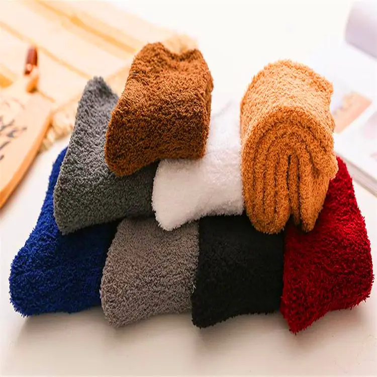 China manufacturer new ladies indoor home winter fuzzy women fluffy warm cozy socks
