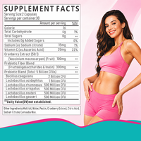 Gummies Probiotiques pour Femmes, Fournisseur d'Usine OEM/ODM, Favorisent la Flore Vaginale et l'Équilibre du pH, Saveur Naturelle de Baies (60 Unités)