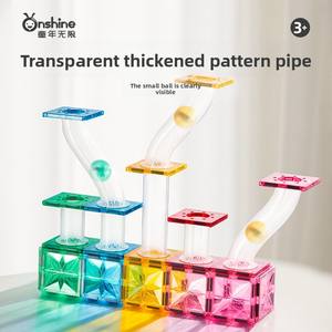 Onshine 100PCS Conjunto de Blocos Magnéticos Deslizantes Brinquedo Educativo STEM Kit de Construção para Idades de 4 a 6 Anos Plástico ABS ASTM CPC CE EN71 - Product Image 3