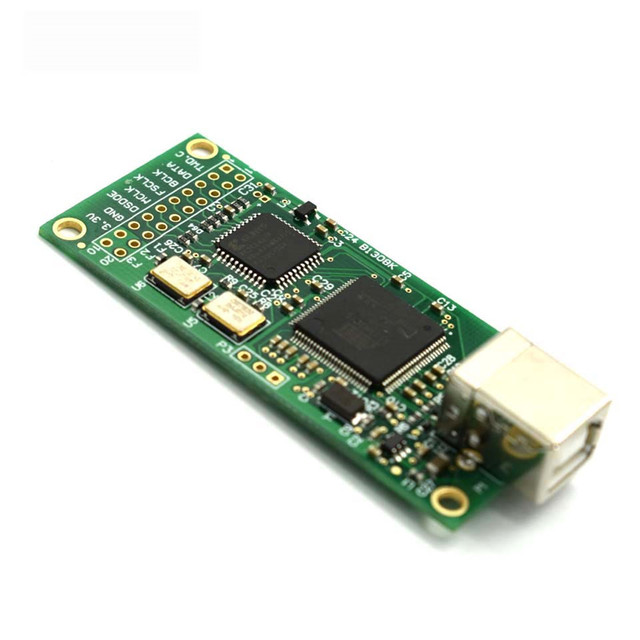 Taidacent IIS Digital I2S to Audio Interface Sound Card DIY USB Sound Card 32bit 384K DSP DAC Decoder Board DSD512