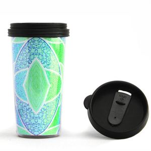 Gobelet en plastique personnalisable de 16 oz avec insert amovible en papier, design minimaliste moderne, paille, compatible lave-vaisselle, fait main, gobelet personnalisé - Product Image 4