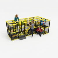 Tunnel d'escalade intérieur en plastique pour enfants, motif animal, usage domestique et commercial, pour les 3 ans et plus, marque JDS, capacité 100-500 kg, unisexe