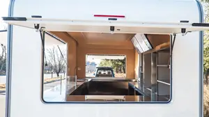 Mobiles Küchenvan Wing Schnellimbissanhänger Mobiler Taco-Lkw Kaffee-Wagen Restaurant Imbisswagen