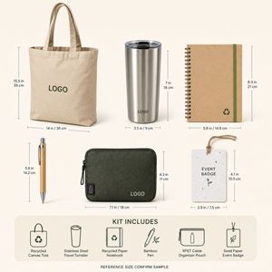 Kit de Regalo Personalizado y Sostenible para Conferencias de Negocios, Bolsa de Transporte, Vaso Térmico, Cuaderno, Portalápices, Regalo para el Día de San Valentín, Graduación - Product Image 2