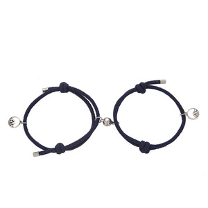 Pulsera de Mejores Amigos, Pulsera Magnética para Parejas, Pulsera de Amor a Distancia <span class=keywords><strong>con</strong></span> Cuentas y Letras para Parejas - Product Image 2