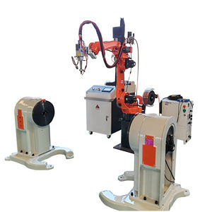 เครื่องเชื่อมเลเซอร์หุ่นยนต์อุตสาหกรรม 6 แกน พร้อมตัวกำหนดตำแหน่งแบบกำหนดเอง 1500w 3000w เครื่องเชื่อมหุ่นยนต์แบบตั้งโปรแกรมได้สำหรับงานอะลูมิเนียม - Product Image 4