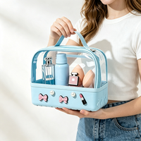 Insert décoratif DIY pour sac cosmétique, sac de plage, boîte de remplacement avec fermeture éclair