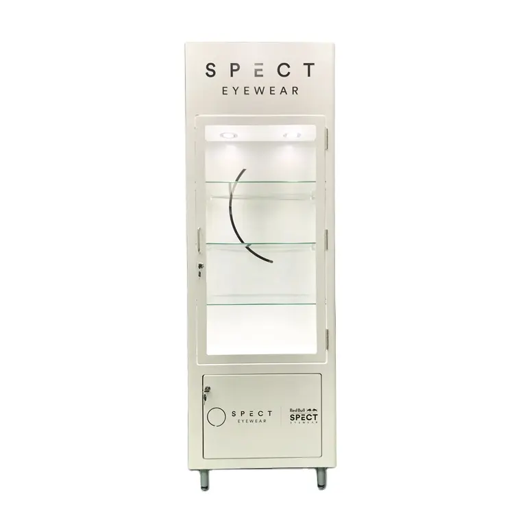 newest pop display optical shop eyewear sunglass display door cabinet display stand showcase glass cabinet showcase