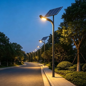 Lampes solaires de jardin électriques modernes de haute qualité à grande capacité de batterie IP65, super lumineuses pour villas, zones résidentielles, routes - Product Image 6
