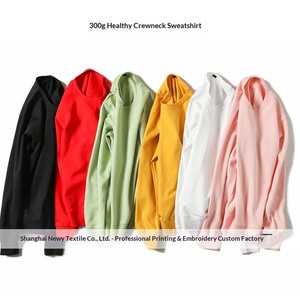 Suéter de cuello redondo de 300g, estilo vintage, saludable, de doble cara, de tela fina peinada, color liso tipo caramelo, de manga larga y corte recto. - Product Image 3