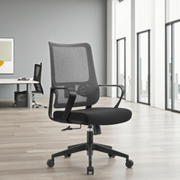 Chaise de bureau en maille de direction moderne à bas prix avec support lombaire réglable chaise d'ordinateur ergonomique pivotante à gaz