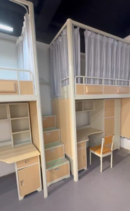 <span class=keywords><strong>Cama</strong></span> tipo loft <span class=keywords><strong>con</strong></span> <span class=keywords><strong>escritorio</strong></span> y almacenamiento al mejor precio, cápsula de hostal para jóvenes, literas de hostal, cápsula Modular para dormir, <span class=keywords><strong>cama</strong></span> tipo vaina - Product Image 6