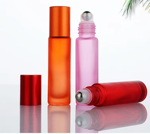 Xinrunjin ขวดแก้วรูปลูกบอลขนาด10มล. แบบพกพาขวดแก้วเคลือบเปล่าสำหรับสารละลายน้ำมันหอมระเหย - Product Image 5