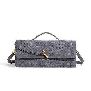 Eleganti Borse a Mano Intrecciate Colorate per Signore, Impermeabili con Cerniera, Casual, Borse a Spalla per Serate e Matrimoni - Product Image 3