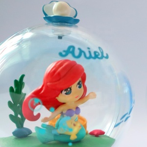 Mini casa de muñecas de princesa personalizada, Castillo de hielo <span class=keywords><strong>en</strong></span> miniatura, modelo de plástico de PVC, figuras de princesas, juguetes para niñas - Product Image 3