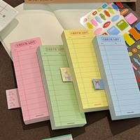 Bloc-notes adhésif découpé en forme de Kawaii, esthétique, artisanal, décoratif, pour journal, scrapbooking, papeterie DIY