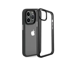 2023 Best-Selling Hard Transparent PC+ Independent Button Phone Case Shockproof waterproof Mobile bags & case For iphone13/14