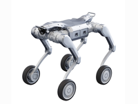 Robot d'inspection quadrupède industriel hybride à roues Unitrees A2 A2-W de taille moyenne avec SDK ouvert en stock