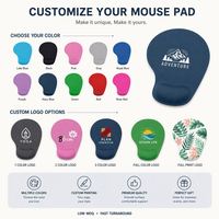 Tapis de souris personnalisé en gros avec repose-poignet, tapis de souris avec support de poignet, cadeau promotionnel pour le bureau, tapis de souris avec logo personnalisé