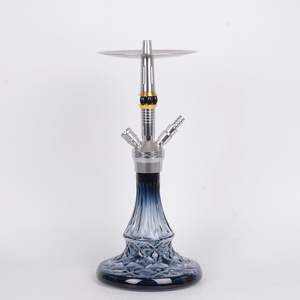 Conjunto de hookah popular de aleación de aluminio con tecnología de espejo, nuevo diseño, mezcla de colores, hookah portátil - Product Image 2