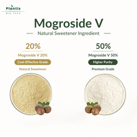 Mogroside V 20% & 50% Édulcorant de Fruit du Moine de Qualité Alimentaire Sans OGM Alternative au Sucre Poudre de Fruit du Moine