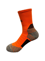 Chaussettes de sport en tissu éponge tricoté respirant, antibactérien, en nylon, avec logo personnalisé de haute qualité, pour hommes et jeunes athlètes