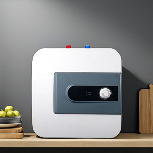 <span class=keywords><strong>Chauffe</strong></span>-<span class=keywords><strong>eau</strong></span> électrique compact 10L avec sortie supérieure 1500W pour usage extérieur et automobile, type de stockage - Product Image 1