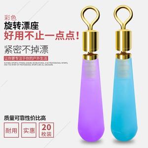 ที่นั่งลอยน้ำซิลิโคนรูปตัว T หัวทองแดงหมุนได้ ทุ่นตกปลาน้ำหนักเบา สำหรับใช้ในแม่น้ำ ลำธาร มีขนาดใหญ่ กลาง เล็ก - Product Image 2