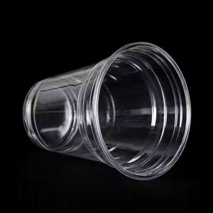 Vasos Desechables Ecológicos de Pared Simple de 98 mm, de Plástico PET Transparente, Tamaño Personalizado Aceptado para Leche, Café y Jugos, Venta al Por Mayor - Product Image 2