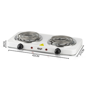 Placa de Inducción Portátil de 2000W con 2 Quemadores, Estándar Estadounidense, Ahorro de Energía, para Cocina Doméstica - Product Image 5