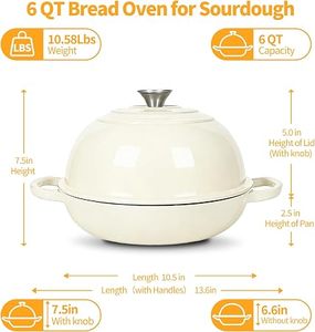 Panela de Ferro Fundido Esmaltado Europeia Popular da Polônia, 7 Camadas, Segura para Cozinhar e Assar em Casa - Product Image 2