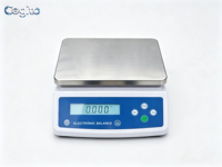 Balance électronique de précision 30 kg 1 g, balance numérique avec plateau en acier inoxydable 255*190 mm