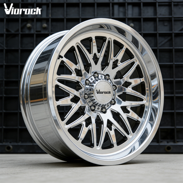 Viorock Deep Dish 20x10 22x12 24x12 24x14 Inch Rims PCD 6x139.7 6x5.5 8x6.5 8x180 OffRoad Forged Wheels for gmc Truck