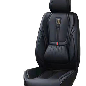 Nouveau design de housse de siège de <span class=keywords><strong>voiture</strong></span> originale de luxe imperméable facile à nettoyer housse de siège de <span class=keywords><strong>voiture</strong></span> en cuir personnalisée à coutures diamantées - Product Image 2