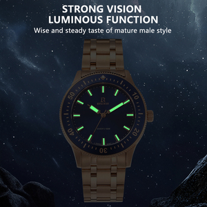 Nuevo Reloj de Cuarzo de Lujo Unisex, Deportivo, de Acero Inoxidable, Resistente al Agua 5BAR, Luminoso, con Fecha - Product Image 2