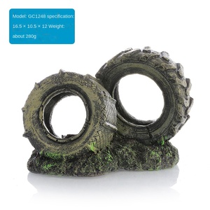 Enfeites de decoração para aquário, peixes e camarão personalizados, ornamento - Product Image 5
