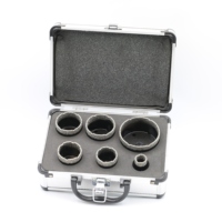 Naili Tools Foret diamanté à queue M14, diamètre de queue 6 mm, longueur de travail 35 mm, longueur totale 60 mm, pour perçage de zinc