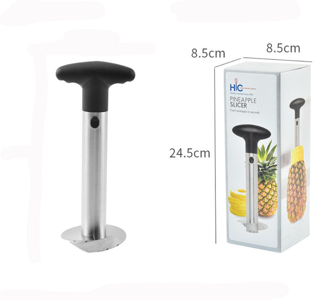 New Coming High Quality Manual Pineapple Corer/Peeler/Slicer Stainless Steel & ABS Eco-Friendly Sustainable Kitchen Tool