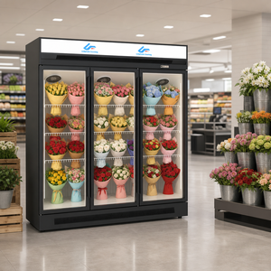 <span class=keywords><strong>Frigorifero</strong></span> Verticale Commerciale a Tre Porte in Vetro, Raffreddamento ad Aria R290a, Sbrinamento Automatico per Supermercati e Negozi di Convenienza - Product Image 4