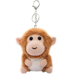 8711 Regalos Promocionales <span class=keywords><strong>Baratos</strong></span>, Llavero de Peluche de Mono, Adornos para Bolsos de Niñas, Adornos Escolares, Lindos Adornos de Dibujos Animados para Niños - Product Image 1