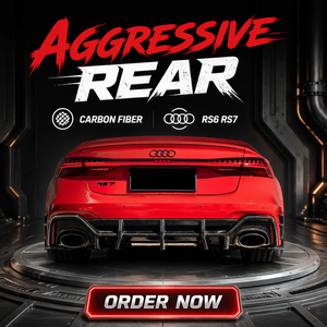 Kit carrosserie diffuseur arrière en fibre de carbone style <span class=keywords><strong>RS7</strong></span> ED pour <span class=keywords><strong>Audi</strong></span> A7 S7 19-25 - Product Image 6