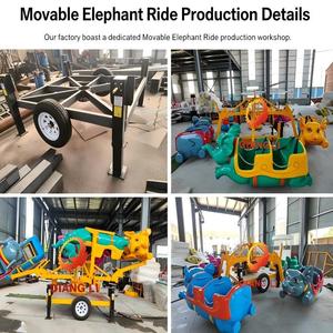 Attrazione Mobile 20 Posti per Parchi Divertimento, Giostra Portatile per Bambini a Forma di <span class=keywords><strong>Elefante</strong></span> <span class=keywords><strong>Volante</strong></span>, in Acciaio Inossidabile con Motore da 6kW - Product Image 4